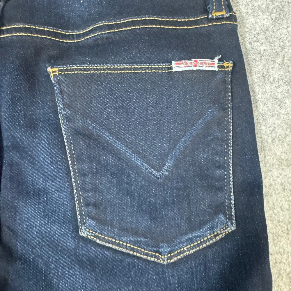 Hudson Nico Midrise Super Skinny Jeans Dark Indigo WM407DED Size 27 Womens - Picture 5 of 13